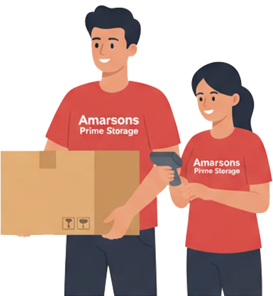 Warehouse and storage area of Amarsons Prime Storage