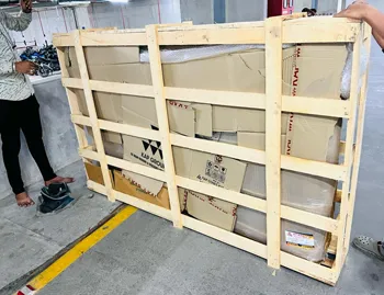 Secure business storage for office items