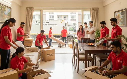 Household storage in Bangalore with professional packing for furniture, appliances, and personal items