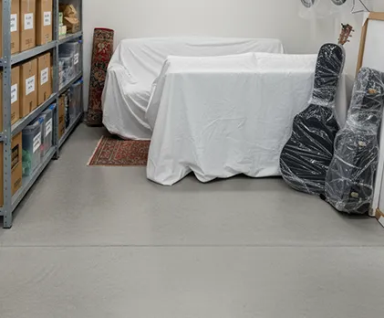 Private, secure self-storage unit with flexible access for personal belongings